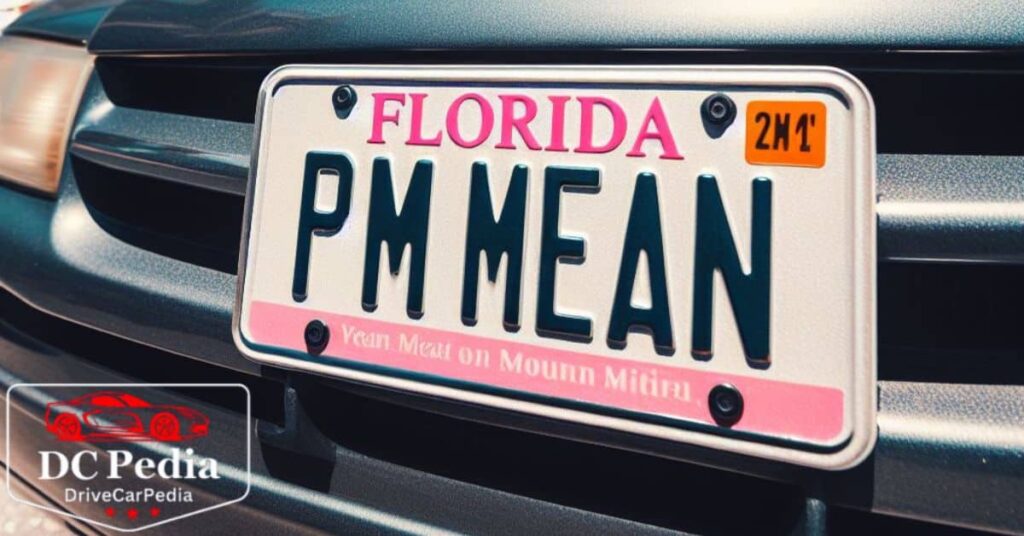 Pm Mean On A License Plate Florida