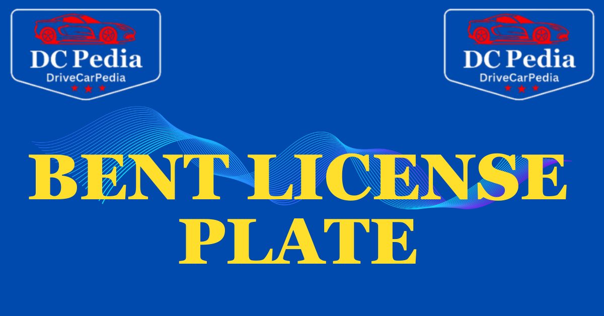 Bent License Plate