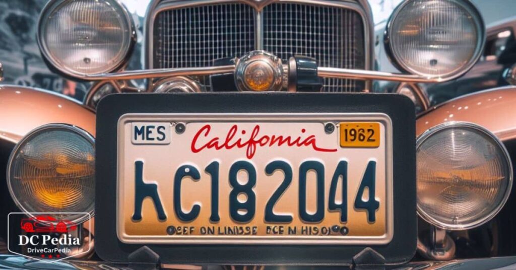 California License Plate history