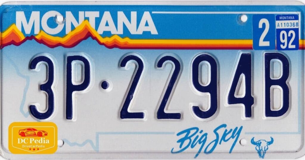 Montana License Plate