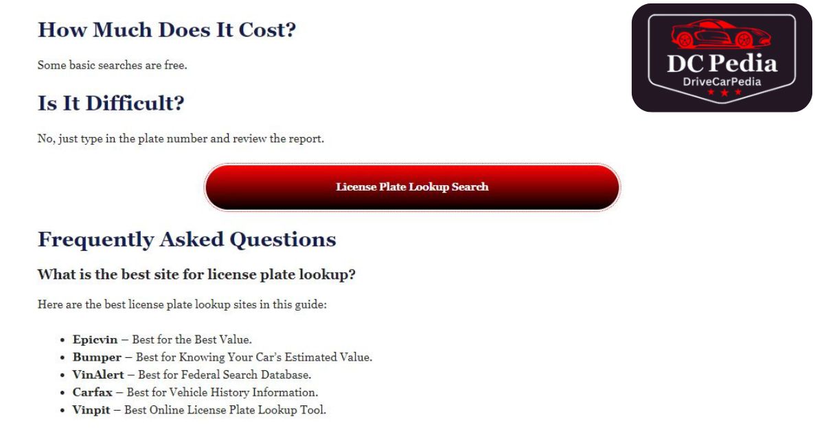 License Plate Lookup: A Comprehensive Guide